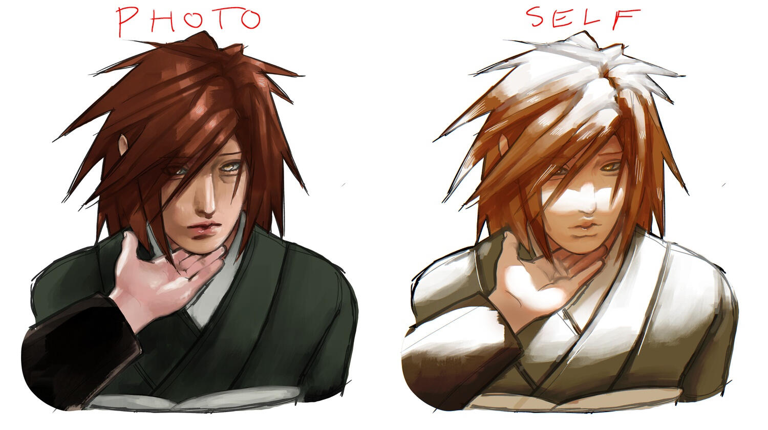 "Photo Reference VS Self" 03/03/26 "Photo Reference VS Self" 03/03/26